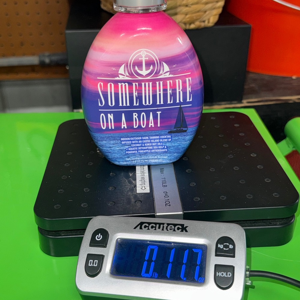Somewhere On A Boat Indoor Outdoor Dark Tanning Cocktail Lotion 13.5oz 400ml USA - Picture 3 of 3